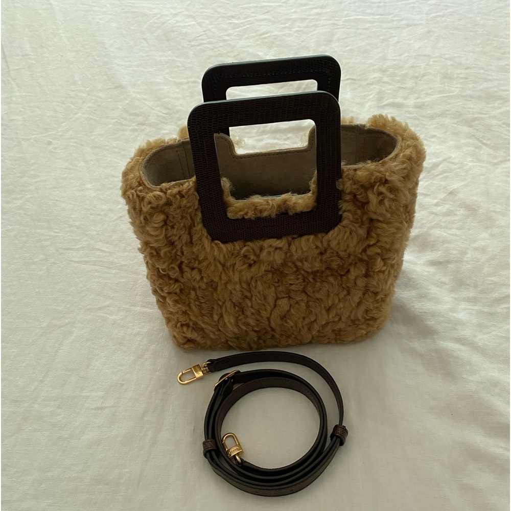 Staud mini Shirley shierling tote